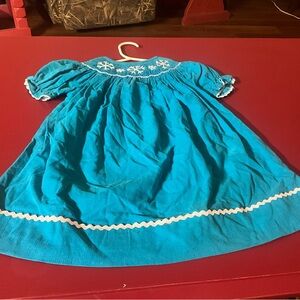 NWT Babeeni 12 month smocked Christmas dress